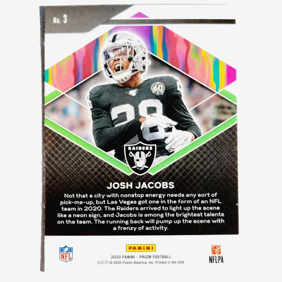 Las Vegas Raiders (Josh Jacobs) - FTBL [17_JJ3] - Picture 3 of 3
